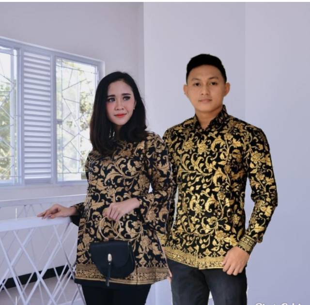 Couple Batik prada bakung ORI ready M L XL XXL seragam