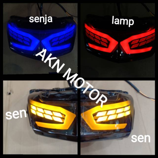 LAMPU STOP LED 3 IN 1 YAMAHA N MAX 155 OLD STOPLAMP LEXUS