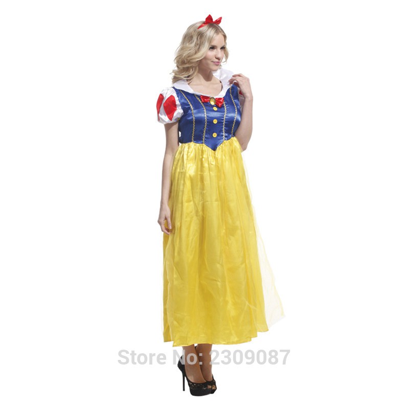 snow white dress costume halloween cosplay princess disney kostum