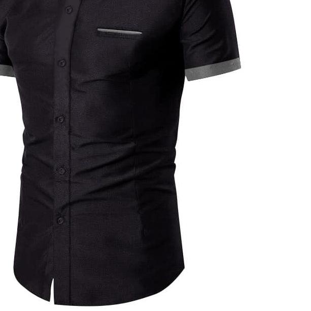 ← HEM KENNY KEMEJA PRIA LENGAN PENDEK SLIMFIT POLOS KASUAL HITAM PUTIH NAVY COWO COWOK LELAKI LAKI ➥