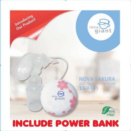 Makassar - Little Giant Nova Sakura Pompa Asi Elektrik Portable Garansi Resmi 2 Tahun | Breastpump