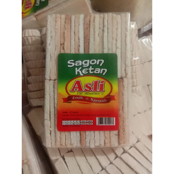 

Sagon Ketan Asli / Kue Sagon Khas Banyumas