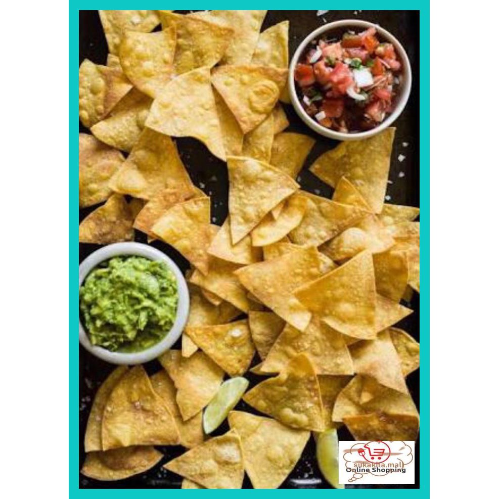 

U79Iytut- Yellow Corn Tortilla Frozen (Kulit Nachos), 100% Jagung, 500Gr, 15Cm Ae5Wrf4-