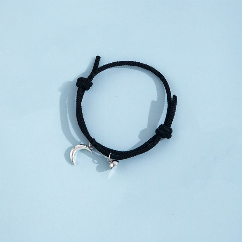 【COD】2Pcs Gelang Couple Magnet Bintang Bulan Each Other Attract Pasangan Pria Dan Wanita Aksesoris