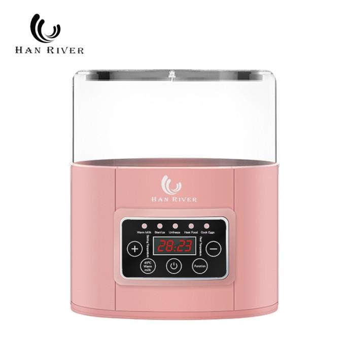 HAN RIVER HRNNQ01BU Bayi Twin Bottle Warmer Alat Steril Penghangat Bot