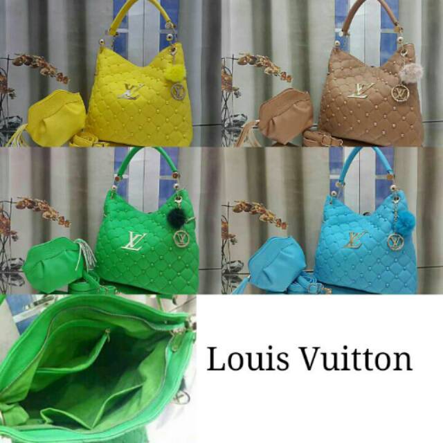 (H) Big Saleee LV Hobo Studed