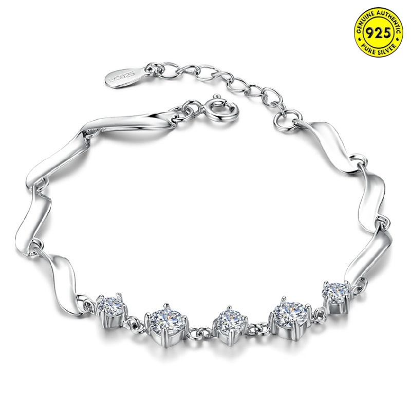 Gelang Tangan Rantai Silver S925 Gaya Mori Retro Jepang / Korea Selatan Untuk Wanita