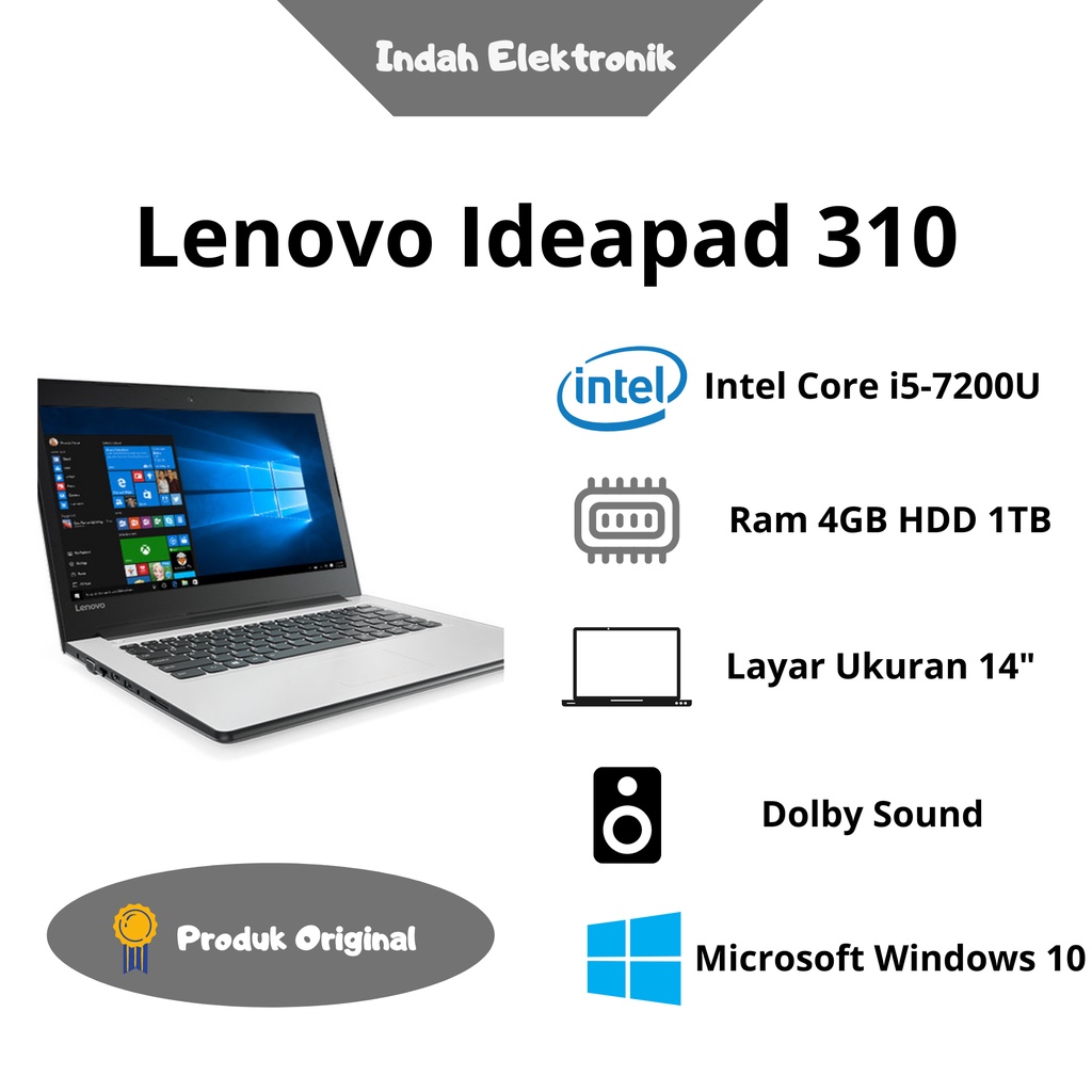 Laptop Lenovo Ideapad 310 i5