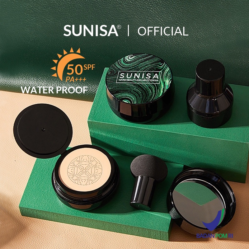 【BPOM】SUNISA original 100% Air Cushion bedak sunisa cushion waterproof original BB Cream CC Cushion 