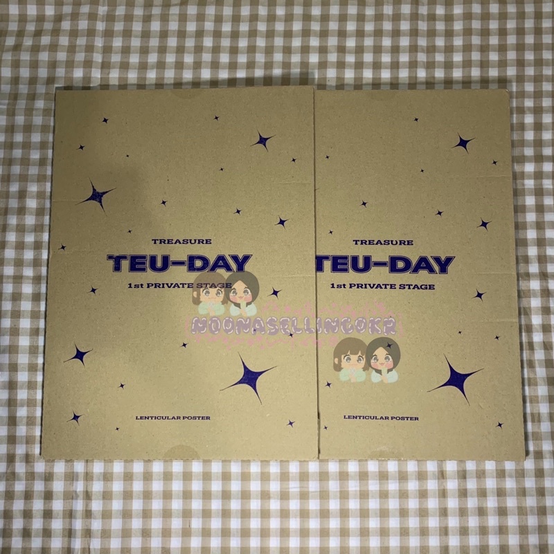 [READY STOCK] TREASURE TEUDAY LENTICULAR POSTER OFFICIAL MD HARUTO JEONGWOO