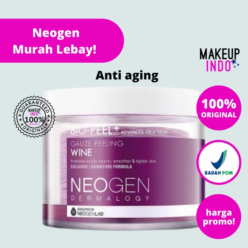 NEOGEN BIO PEEL GAUZE WINE Peeling Pads isi 30