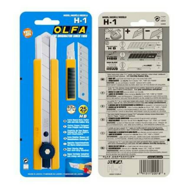 

Cutter OLFA H-1 Extra Heavy Duty