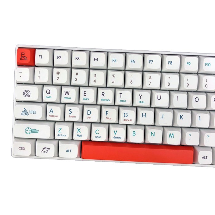 KEYCAPS PLANET XDA PROFILE SUBLIM MECHANICAL KEYBOARD SINGLE SHOT