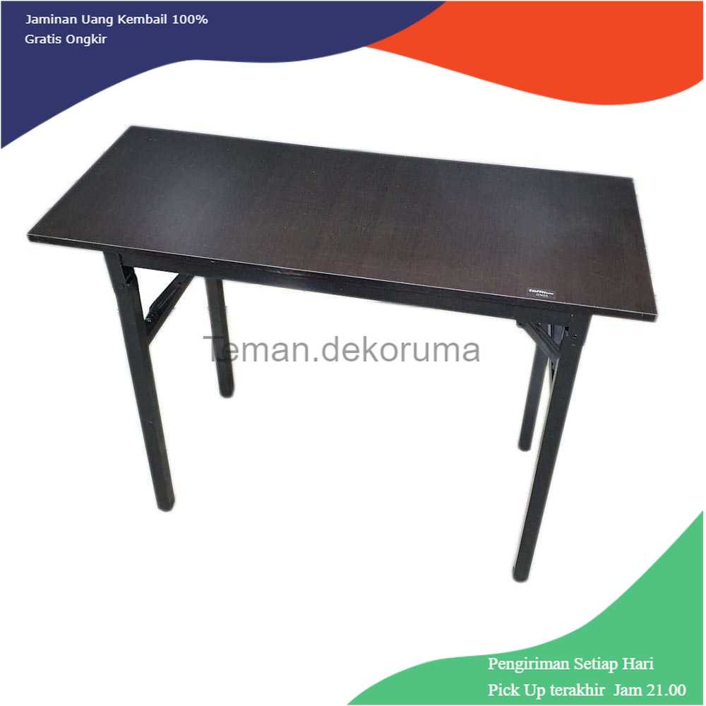 TD-DA1 TaffHOME Meja Kayu Lipat Foldable Desk 100x40CM - DN04/DN03