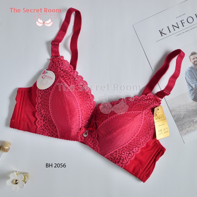 TALLY BRA BH 2056 I CUP B BESAR | TANPA KAWAT I PUSH UP BRA | BUSA TEBAL I SIZE 34-40