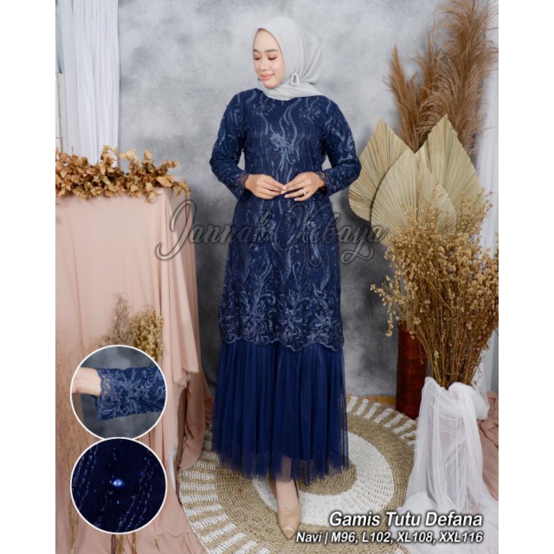 kebaya gamis tutu jannah