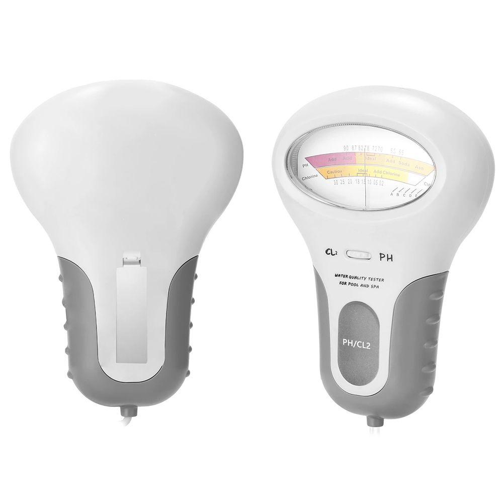 Solighter PH Chlorine Meter Tester Untuk Akuarium Kolam 2in1 Test Pen CL2 Ukur