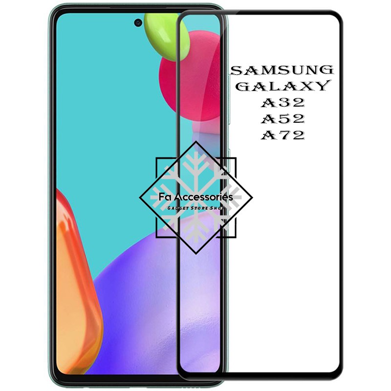 Tempered Glass 5D Full Lem SAMSUNG GALAXY A22 A32 A52 A52S A33 A34 A54 A53 A73 A72 4g 5g S SCREEN GUARD 5D 9D