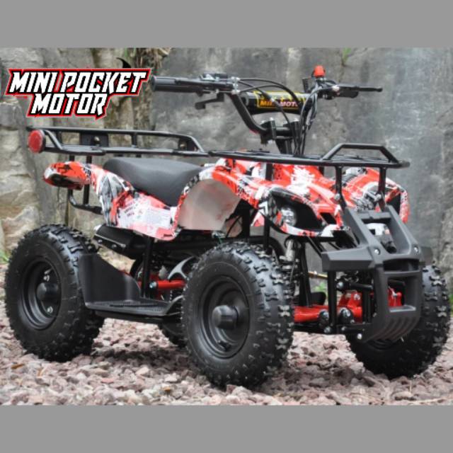 ATV Mini Hunter 50cc Mini ATV 50cc Hunter 2T Automatic Bensin Campur