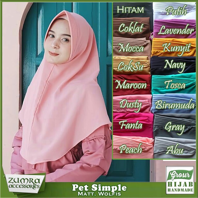 Hijab Jilbab  Khimar Rara Khimar Instant Syar i Syari 