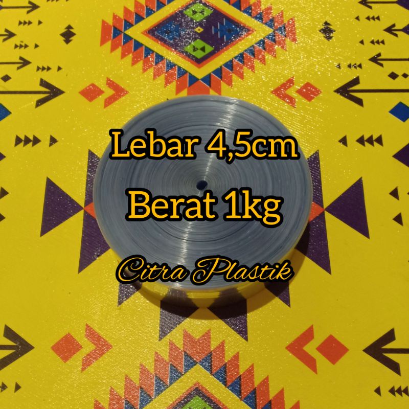 plastik Shrink 1kg size 3,5cm - 5,5cm