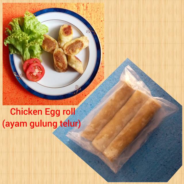 

Egg chick roll bento