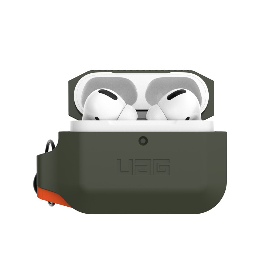 UAG AirPods Pro Case Silicone dengan Military Drop-Tested Standards Carabiner yang Dapat Dilepas