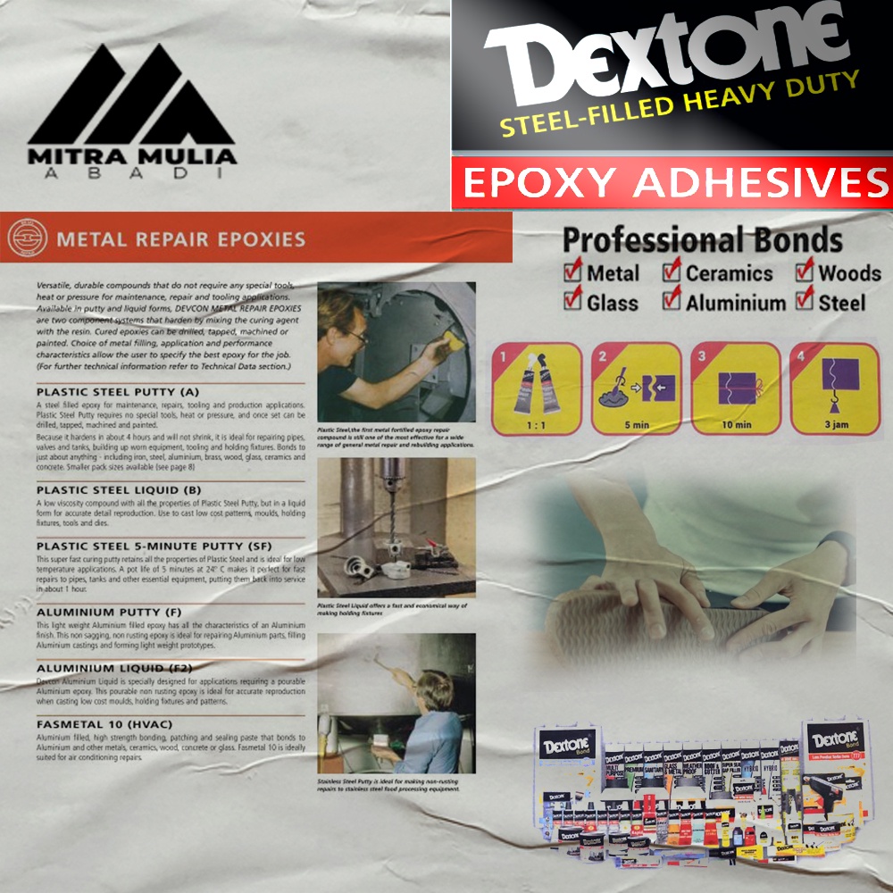 Epoxy Steel / Plastic Steel / Lem Besi dextone