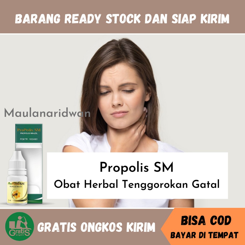 Obat Tenggorokan Gatal, Tenggorokan Kering, Sakit Menelan, Obat Tenggorokan Terasa Mengganjal - Prop