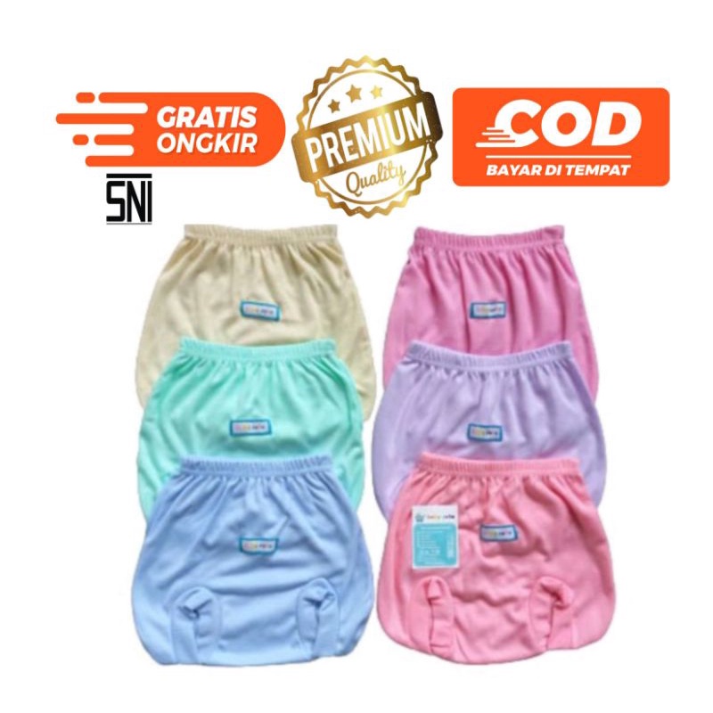 Celana pop bayi Polos newborn per satuan SNI promo 8.8