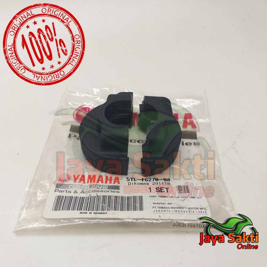 HOLDER RUMAH KABEL GAS SET MIO SPORTY - MIO SMILE ASLI YAMAHA