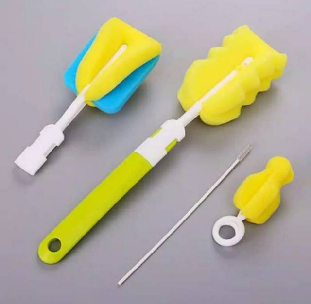 Sikat botol bayi, sikat sedotan bayi, sikat dot dan penjepit botol bayi