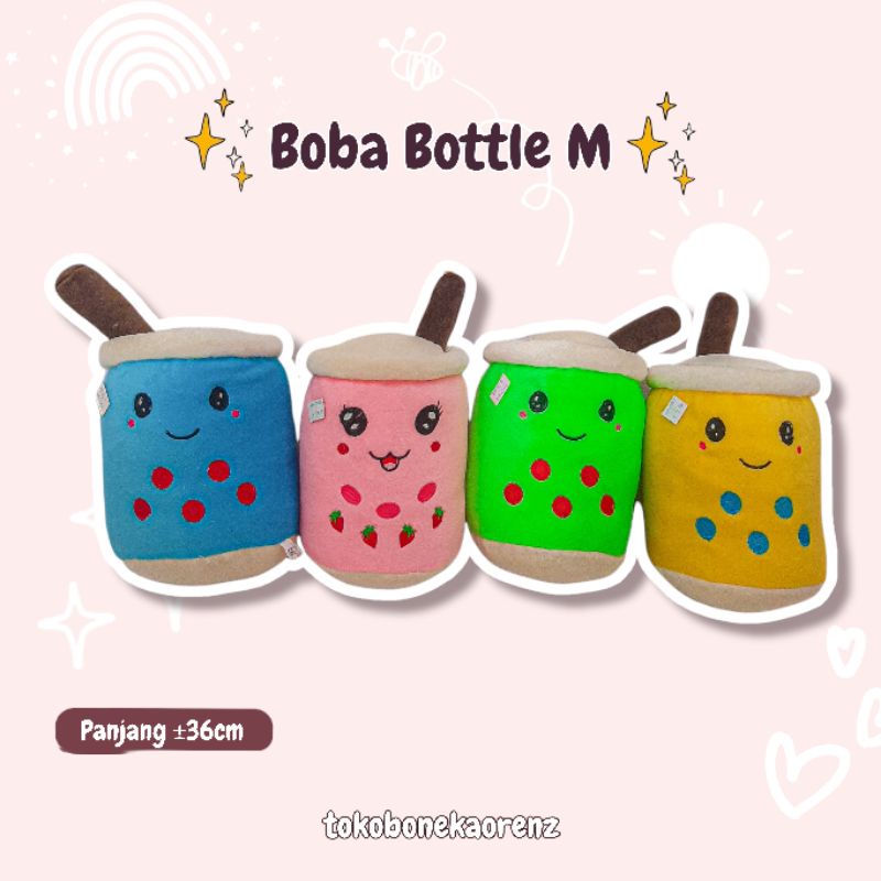 Boneka Boba Bottle M | Boneka Boba Botol Minuman