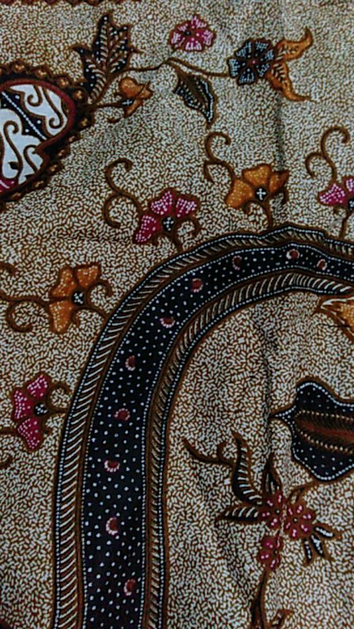 Tey-17 Batik Wanita Asj Sa Hrb026 Kenongo Kemeja Tosca Pendek