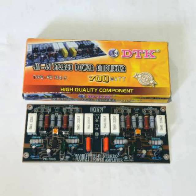 Kit HI-FI Power Amplifier 700W Stereo DTK PD 700 S
