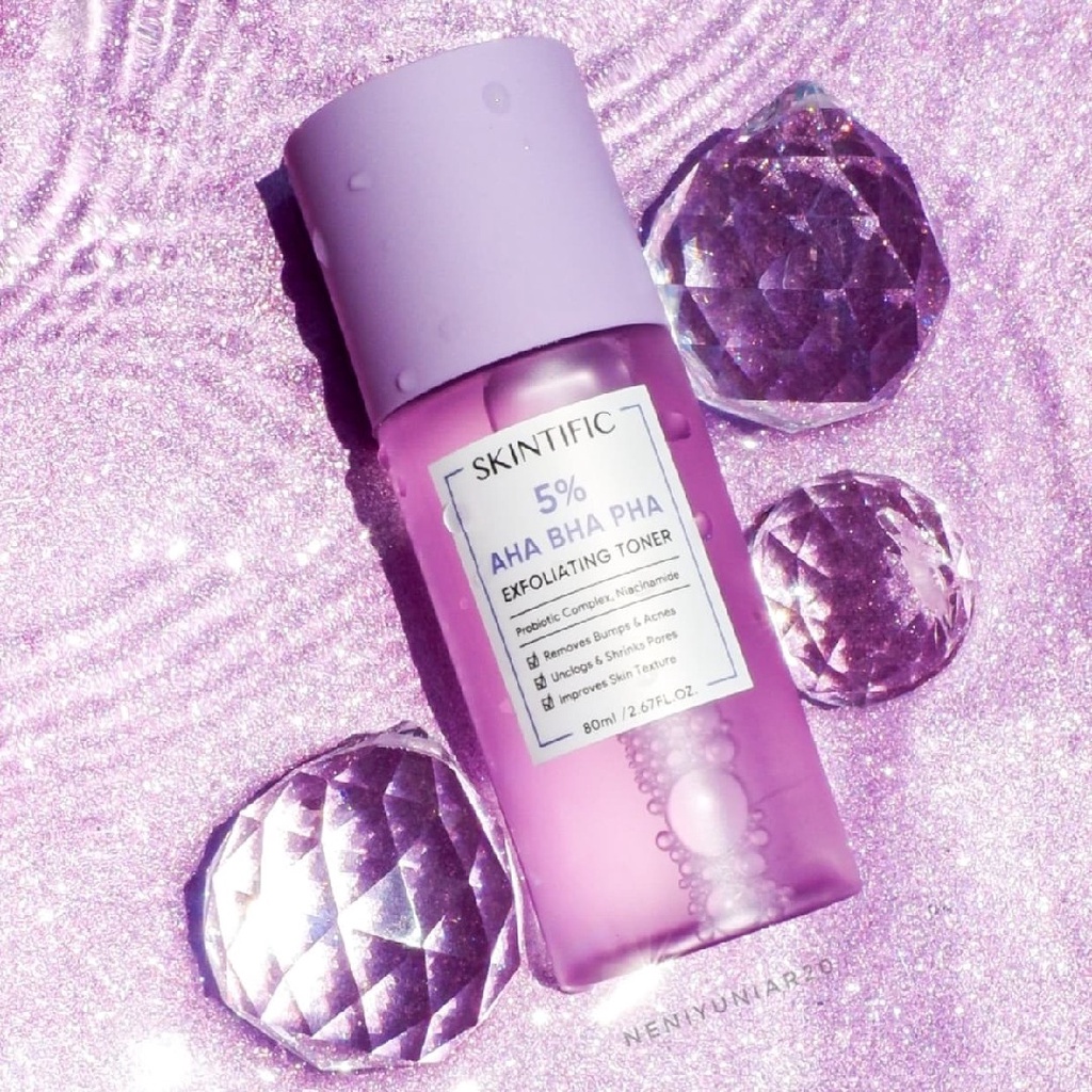 Jual SKINTIFIC AHA BHA PHA Exfoliating Toner Shopee Indonesia