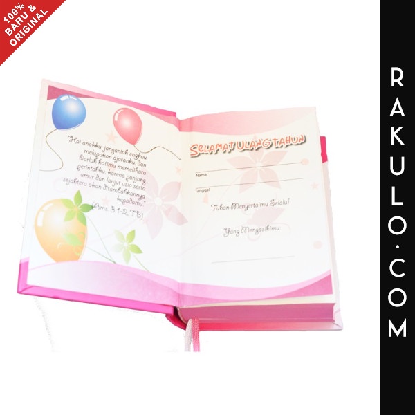 FLASH SALE ALKITAB LAI TB 033 TI EDISI HUT ANAK PINK TERLARIS