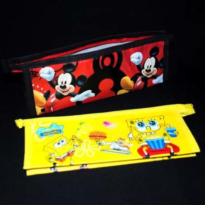 

Tempat Pensil Resleting Kain (Mix)/ Kotak Pensil Lucu