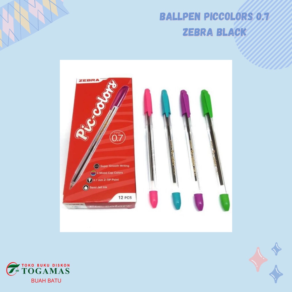 

BALLPEN PICCOLORS 0.7 ZEBRA BLACK