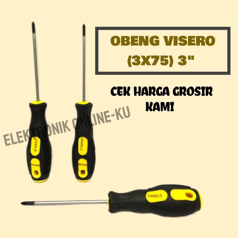 TOOLS OBENG VISERO 3×75 3&quot; VSD330