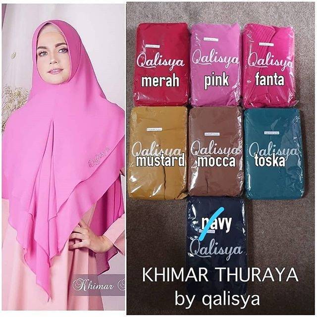 Khimar thuraya by Qalisya