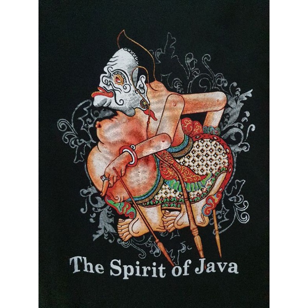 Kaos Sablon Semar The Spirit of Java Wayang Jawa L