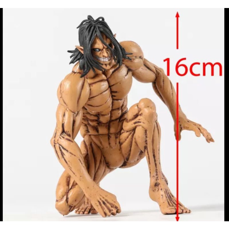 Figure Anime Attack On Titan Miniatur Pajangan Titan Eren Yeager