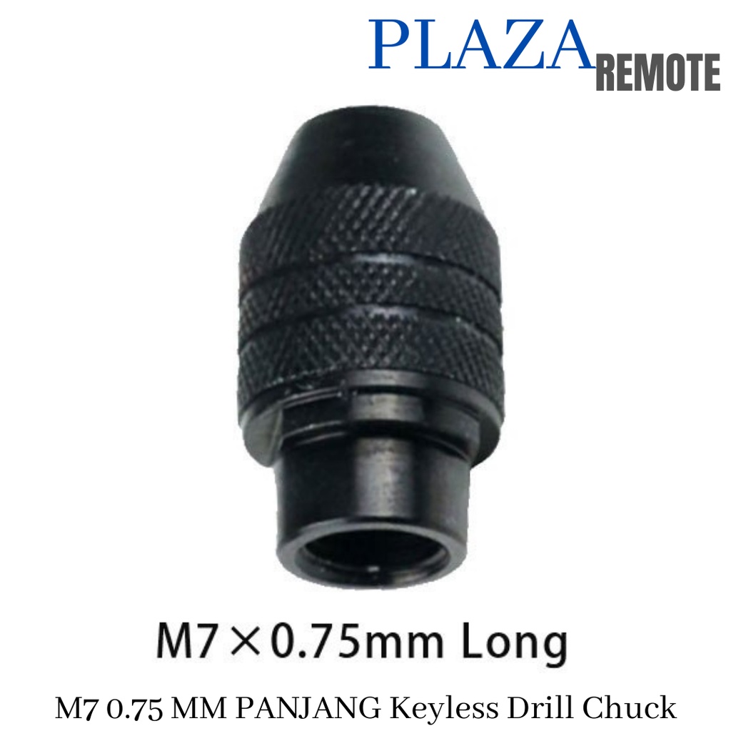 M7 X 0.75 PANJANG KEYLESS CHUCK KEPALA BOR MINI DREMEL KONEKTOR SAMBUNGAN