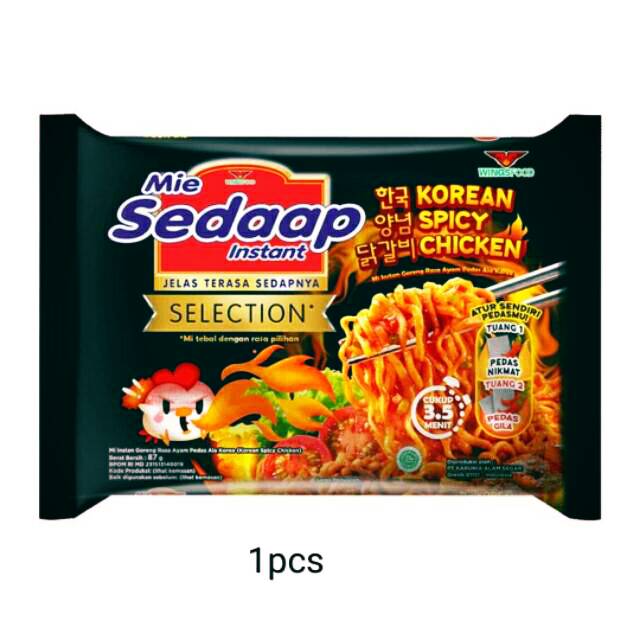

Mie Sedap Korean Spicy Chicken As