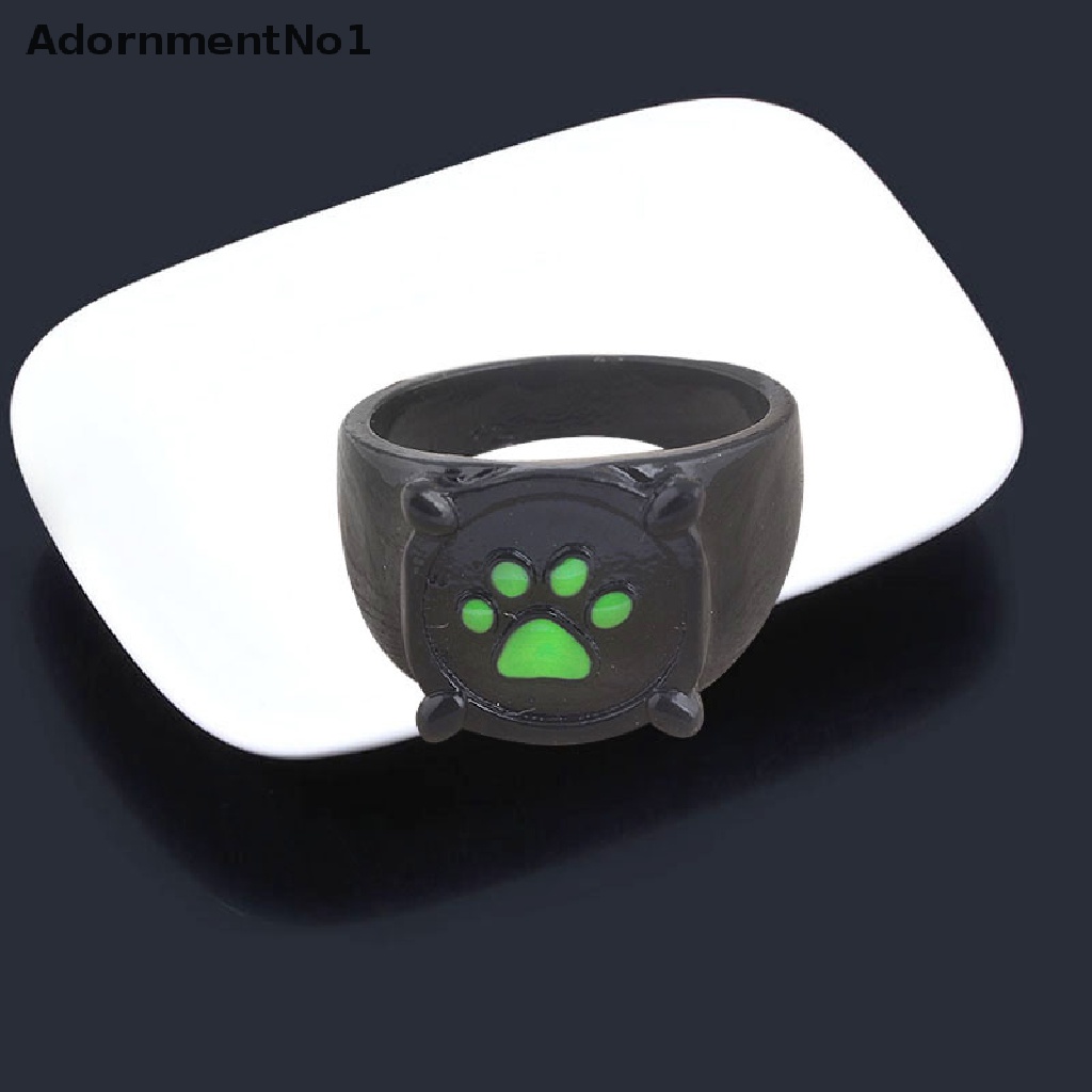 (AdornmentNo1) Cincin Model Kucing Hitam Untuk Cosplay