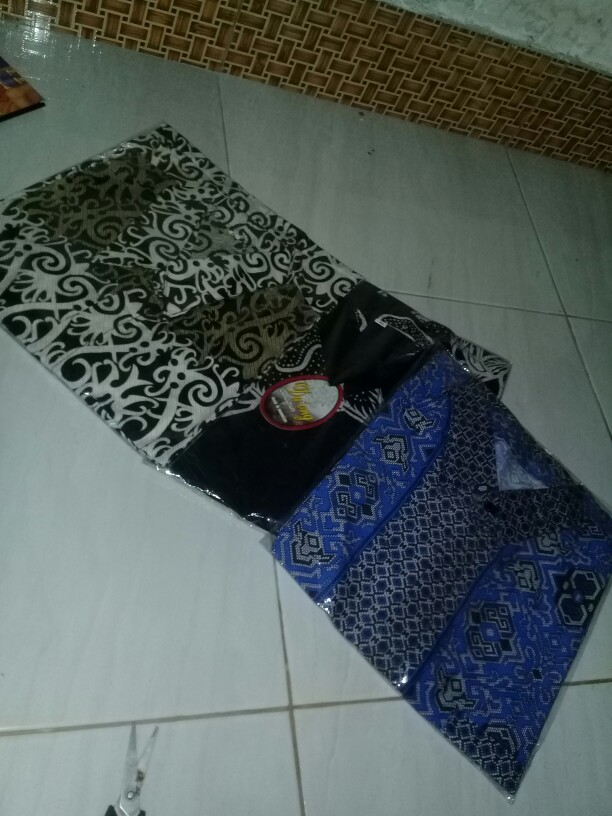 Bswart Batik Hrb026 Kenongo Hem Pendek Padi Pekalongan M L Xl Batik Pria Murah Modern Grosir