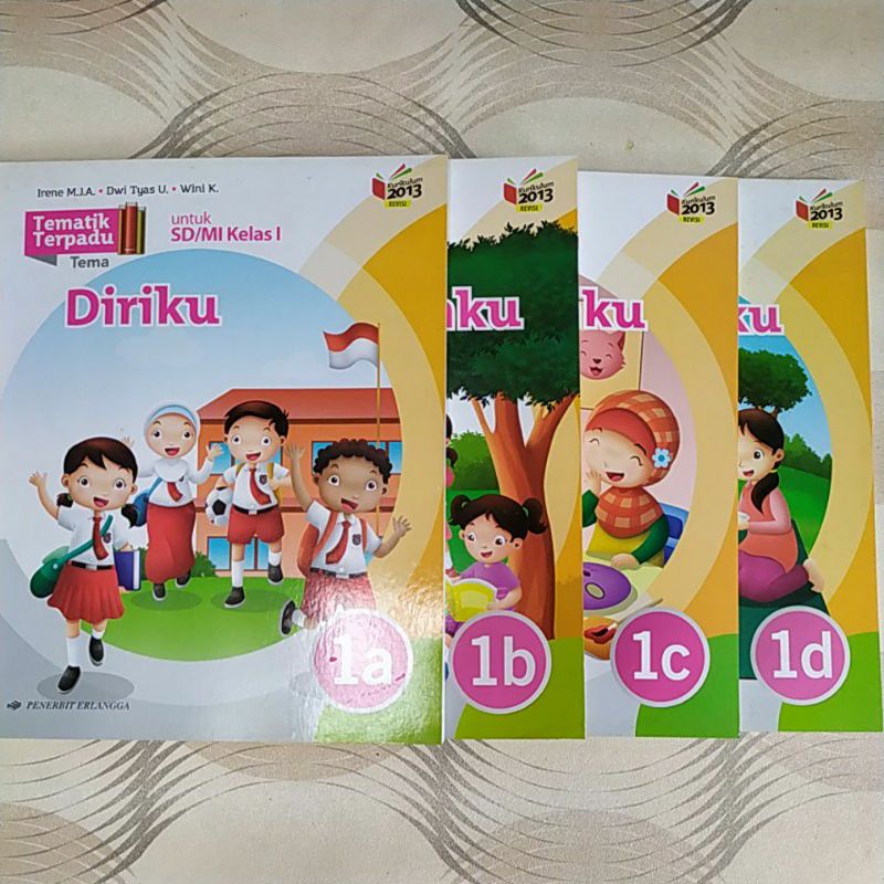 TEMATIK TERPADU. SD/MI Kelas 1. Kurikulum 2013. Penerbit Erlangga.
