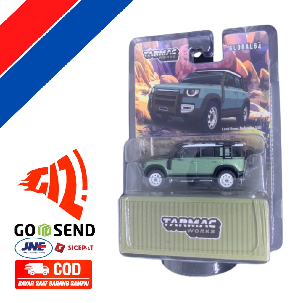 TARMAC WORKS LAND ROVER DEFENDER 110 GREEN METALLIC