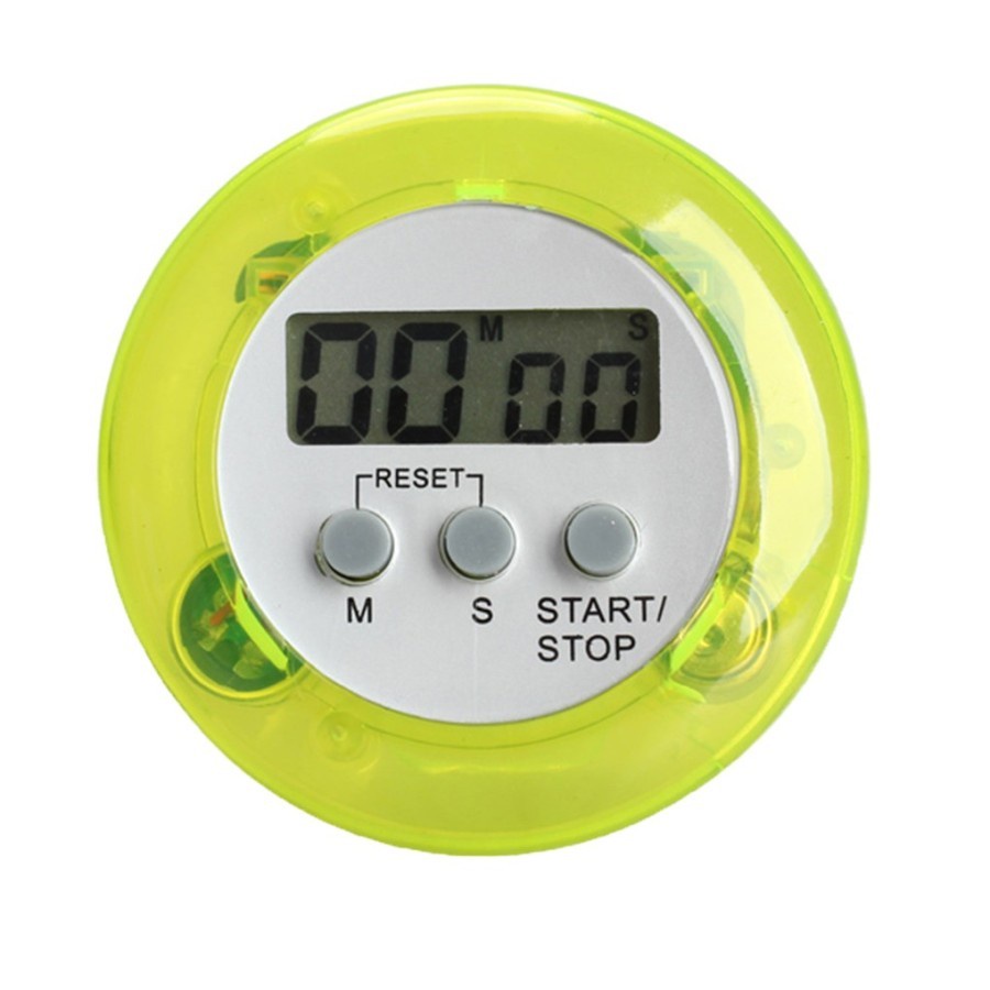 Sgmshop Bulat Alarm Masak Magnet Digital Kitchen Timer Dapur Jam Beker Antrian Food Court Chef